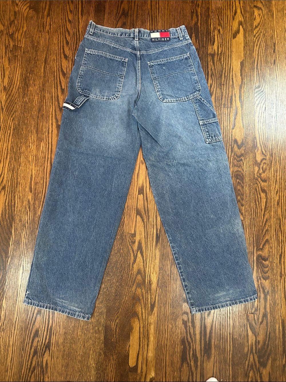 Vintage 90s Tommy Hilfiger Baggy Carpenter Jeans